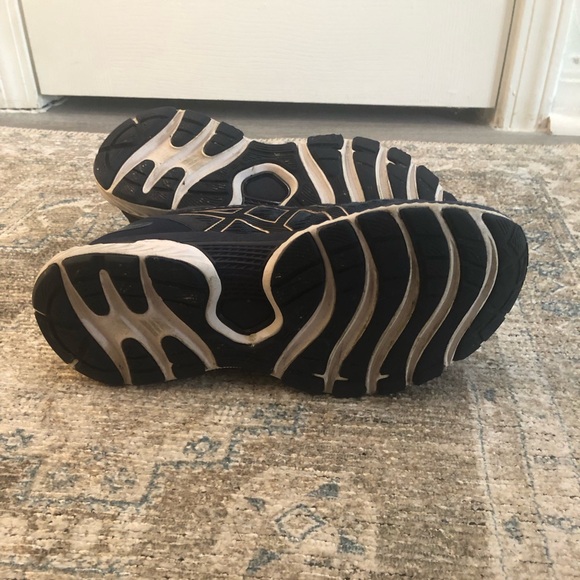 ASICS gel-nimbus 22 grey floss/pea coat women’s running shoes - Picture 6 of 9